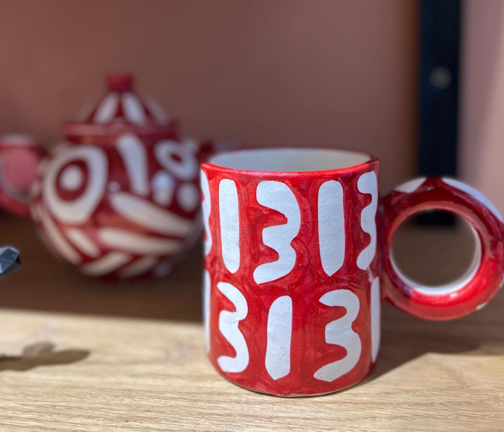 Mug Ceramique Rouge