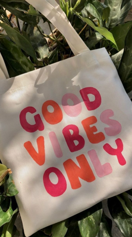 Tote bag Good Vibes Only