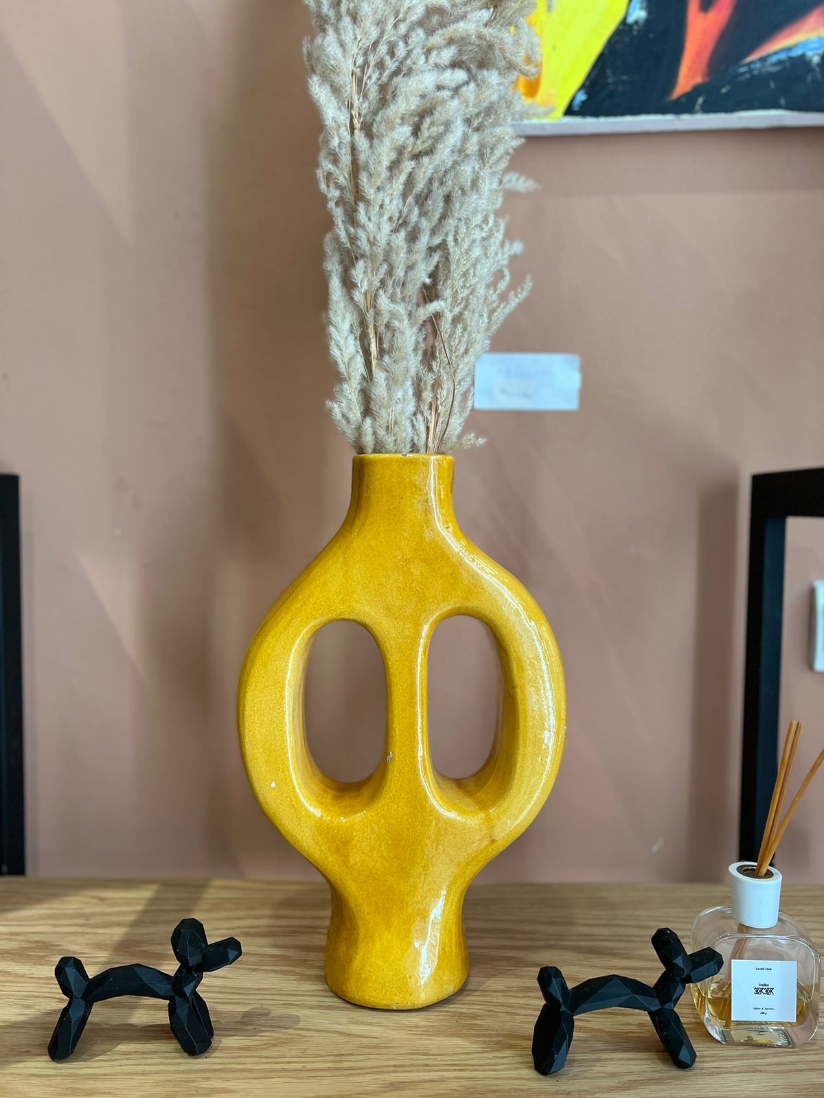 Vase Jaune Céramique